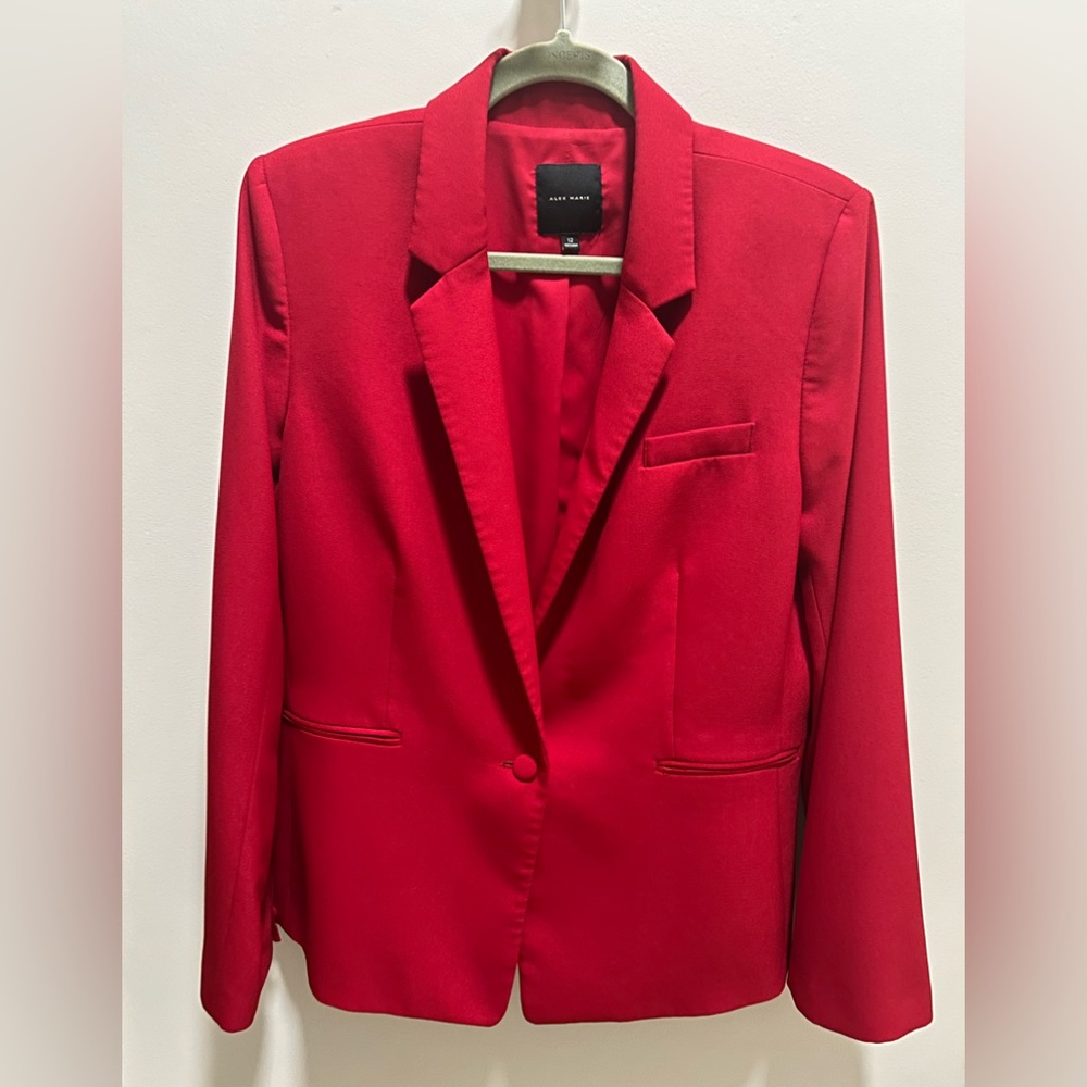 Alex Marie Classic Red Blazer